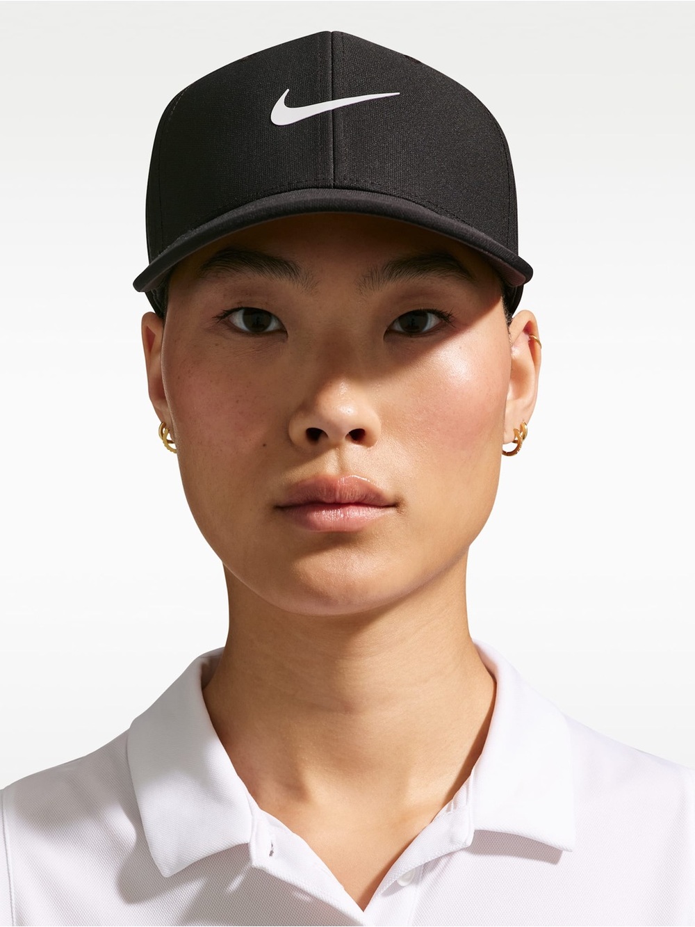 Nike Black and White Perforated Performance Cap